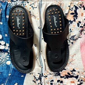 Italina Black Women's Sandals